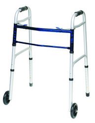 Folding Walker w/5 Wheels Adult--(ProBasic)