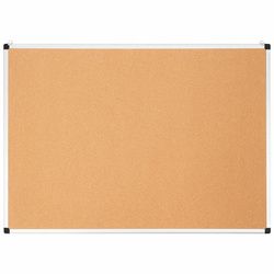 44" x 32" Cork Notice Pin Board with Aluminium Frame