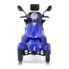 Fastest Mobility Scooter With Four Wheels For Adults & Seniors, blue 800W