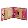 Foldable Massage Table 2 Zones Wood Pink