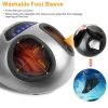 Electric Foot Massager Heat Therapy Kneading Air Compression Machine Intensity Time Setting Foot Pain Relief Massagers