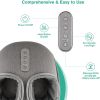 Shiatsu Foot Massager with Heat; Deep Kneading Rolling Pressure; Multi-Level Settings