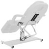 Beauty Treatment Chair Faux Leather White 70.9"x24.4"x30.7"