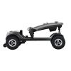 MAX PLUS GRAY 4 Wheels Outdoor Compact Mobility Scooter with 2pcs*20AH Lead acid Battery, 16 Miles, Cup Holders & USB charger Port