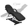 Massage Table Black 70.9"x24.4"x(34.3"-44.1")