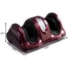 Shiatsu Foot Massager Kneading and Rolling Leg Calf Ankle w/Remote Red New