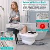 Collapsible Foot Spa Massager Electric Foot Soaker Tub Foldable Foot Spa Tub