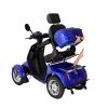 Fastest Mobility Scooter With Four Wheels For Adults & Seniors, blue 800W