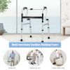 Bi-Level Armrests Adjustable Rehabilitation Equipment Folding Walker