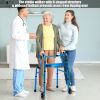 Bi-Level Armrests Adjustable Rehabilitation Equipment Folding Walker