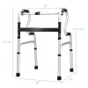 Bi-Level Armrests Adjustable Rehabilitation Equipment Folding Walker