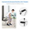 Bi-Level Armrests Adjustable Rehabilitation Equipment Folding Walker