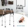 Bi-Level Armrests Adjustable Rehabilitation Equipment Folding Walker